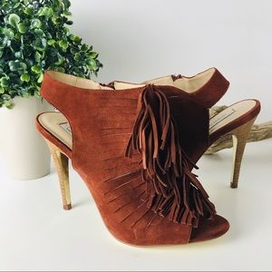 Chinese Laundry K. C. | fringe lindy bootie heels